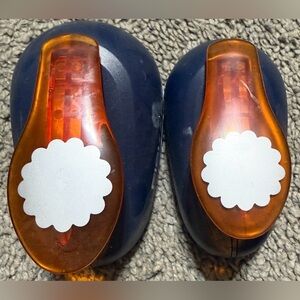 $5 Set of Two Navy and Amber Craft Paper Punches $5 WHEN BUNDLED WITH 3 OR MORE